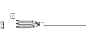 Adapter 5 Pin M12 Female 6 Pin Female