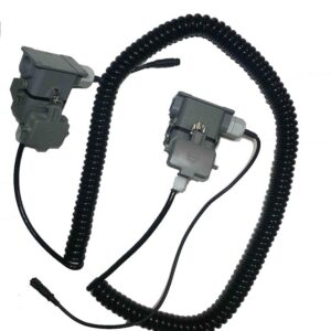 Spiraalkabel compleet incl. stekkers