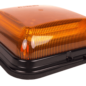 Zwaailamp vierkant low profile LED 12-24V Oranje | ECCO
