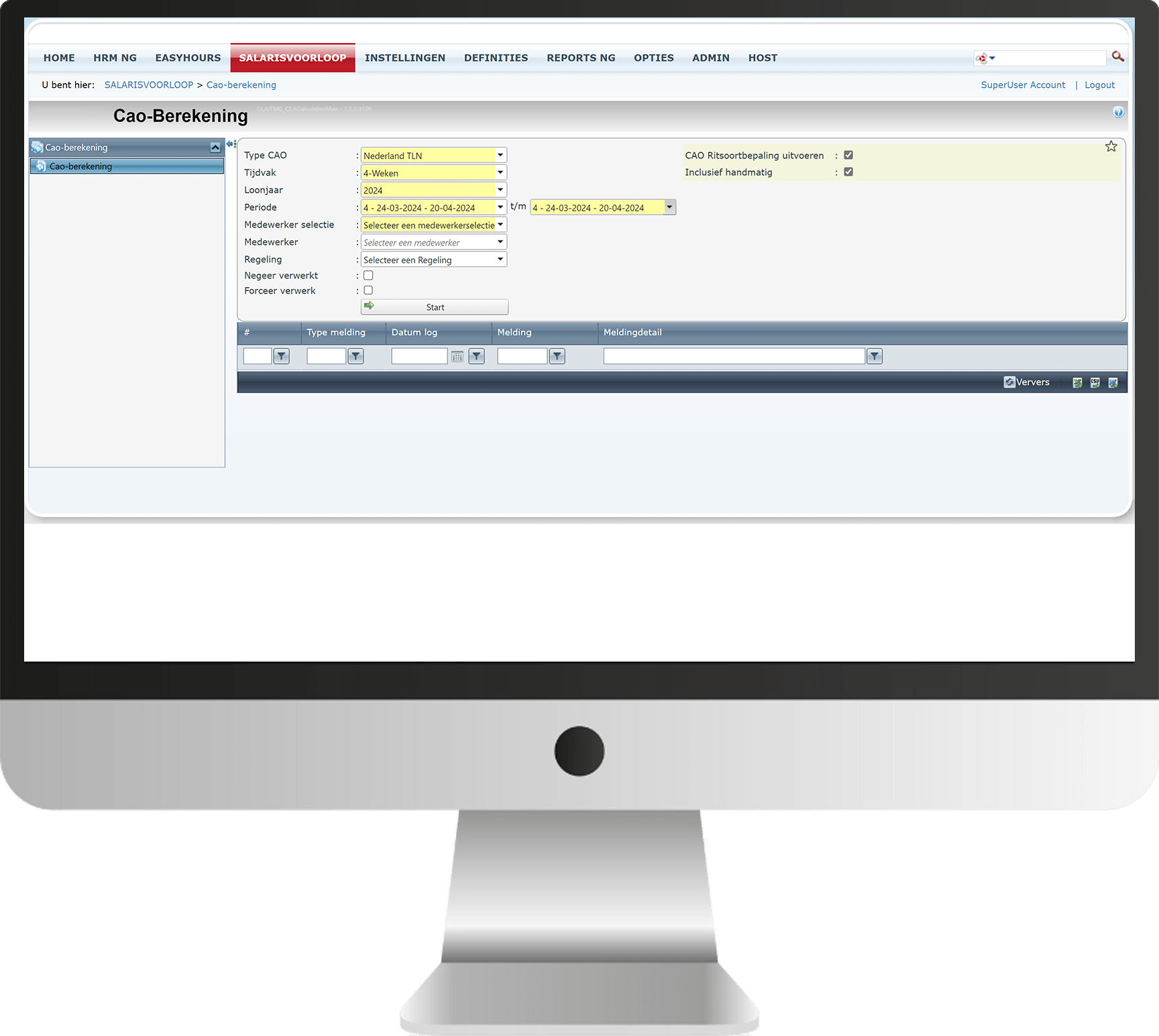 EasyHours berekening