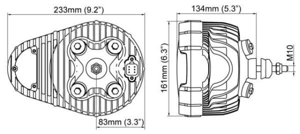 23. Sculptor LED N6001 12-24V Traffic Links. Achter montage. - Afbeelding 3