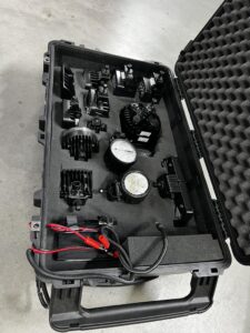 Opbergkoffer met Nordic Lights voertuigverlichting en accessoires voor verbeterde zichtbaarheid en veiligheid