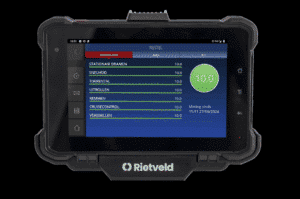 Rijstijlcoaching direct op de Efficio Boordcomputer zichtbaar voor chauffeur.